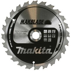 Пильный диск MAKBLADE 216X2.4X30 мм 5° T24 Makita B-08903 Т.К.Т.  цена и информация | Запчасти для садовой техники | pigu.lt