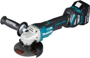 Аккумуляторная шлифовальная машина Makita DGA518RTJU цена и информация | Шлифовальные машины | pigu.lt