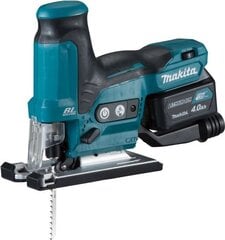 Аккумуляторный лобзик Makita, 12В MAX, 2x 4.0 Ач, мотор BL JV102DSMJ цена и информация | Пилы, циркулярные станки | pigu.lt