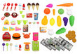 Žaislinis prekystalis su vežimėliu ir virtuvėle, rožinis kaina ir informacija | Žaislai mergaitėms | pigu.lt
