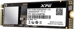 ADATA 1TB M.2 PCIe NVMe XPG SX8200 Pro kaina ir informacija | Vidiniai kietieji diskai (HDD, SSD, Hybrid) | pigu.lt