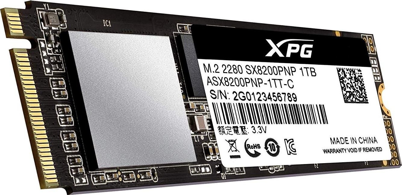 ADATA 1TB M.2 PCIe NVMe XPG SX8200 Pro kaina ir informacija | Vidiniai kietieji diskai (HDD, SSD, Hybrid) | pigu.lt