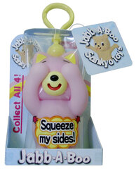 Интерактивная игрушка-брелок "Jabb-A-Boo" розовый зайчик цена и информация | Игрушки для малышей | pigu.lt
