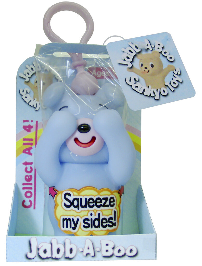 Interaktyvus žaisliukas-pakabukas "Jabb-A-Boo" Melsvas šuniukas kaina ir informacija | Žaislai kūdikiams | pigu.lt