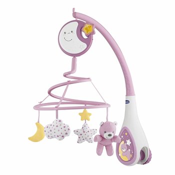 Karuselė - projektorius Chicco Next2Dreams, rožinė kaina ir informacija | Žaislai kūdikiams | pigu.lt