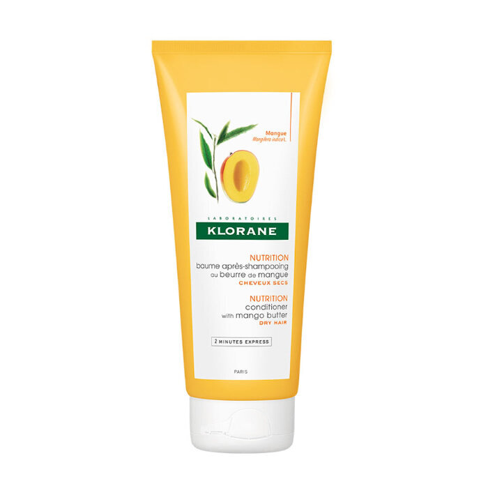 Maitinantis plaukų kondicionierius su mango sviestu Klorane 200 ml kaina ir informacija | Šampūnai | pigu.lt