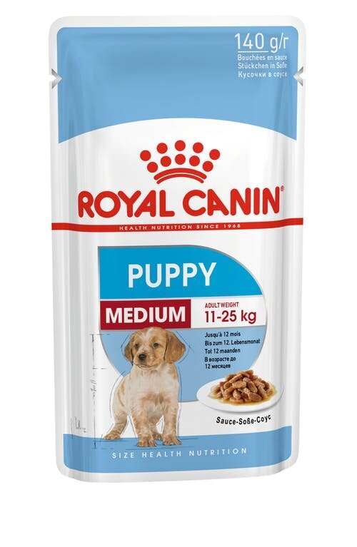 Royal Canin Karma SHN Medium Puppy šlapias šunų maistas, 10x140 g kaina ir informacija | Konservai šunims | pigu.lt
