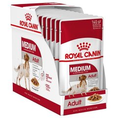 Влажный корм Royal Canin Medium Adult для собак, 10x140 гр цена и информация | Консервы для собак | pigu.lt