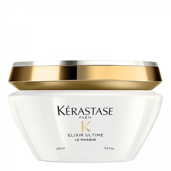 Žvilgesio suteikianti plaukų kaukė Kerastase Elixir Ultime Le Masque 200 ml цена и информация | Priemonės plaukų stiprinimui | pigu.lt