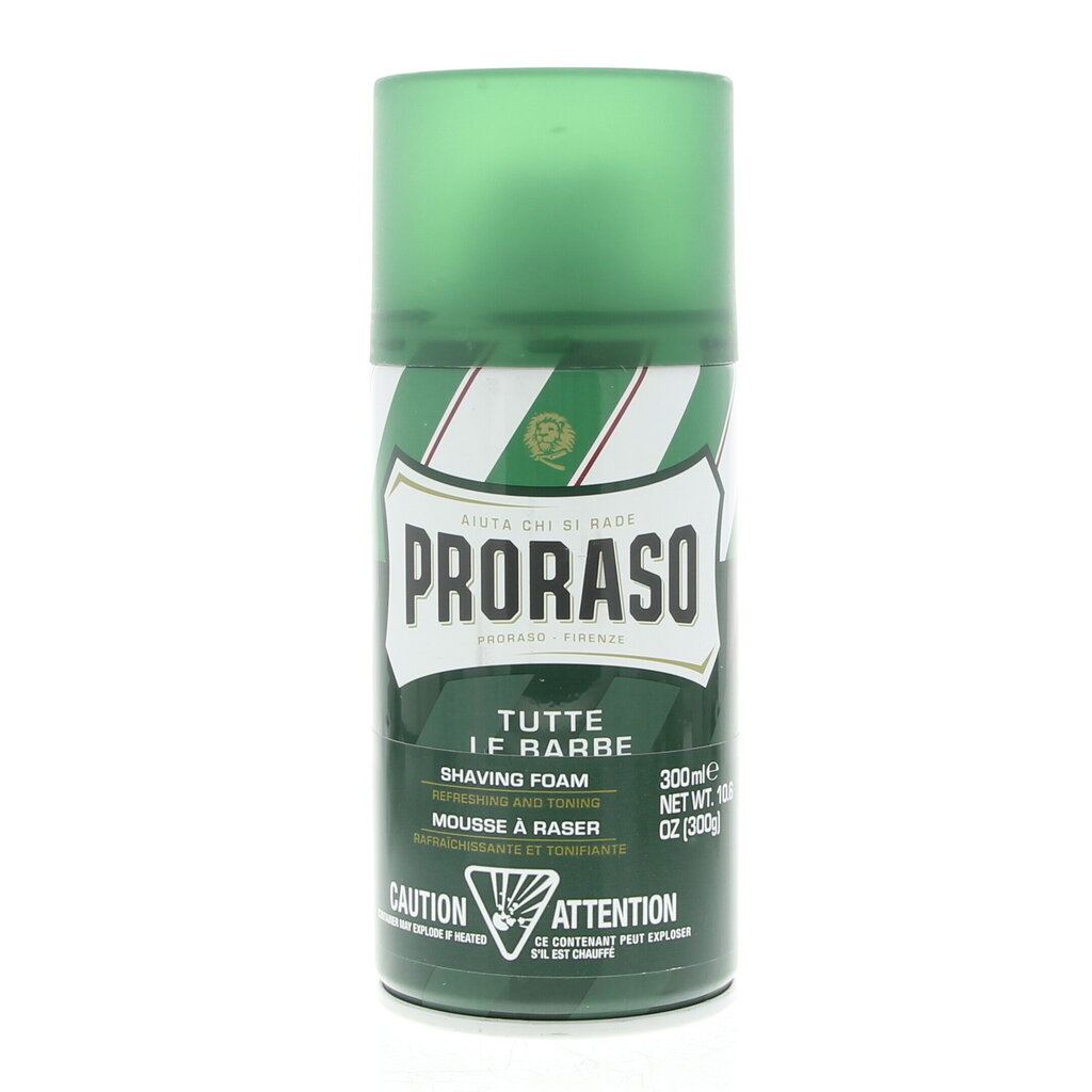 Gaivinančios skutimosi putos Proraso 300 ml kaina ir informacija | Skutimosi priemonės ir kosmetika | pigu.lt