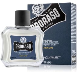 Proraso бальзам для бороды Azur Laim 100 мл цена и информация | Косметика и средства для бритья | pigu.lt