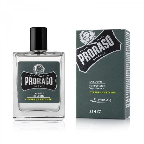 Odekolonas Proraso Cypress & Vetyver, 100 ml цена и информация | Skutimosi priemonės ir kosmetika | pigu.lt