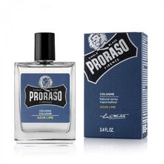 Одеколон Proraso Azur Lime, 100 мл цена и информация | Косметика и средства для бритья | pigu.lt