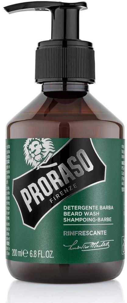 Barzdos šampūnas Proraso Refreshing, 200 ml kaina ir informacija | Skutimosi priemonės ir kosmetika | pigu.lt