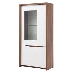 Vitrina Saint Tropez STZV721LB, ruda/balta kaina ir informacija | Vitrinos, indaujos | pigu.lt