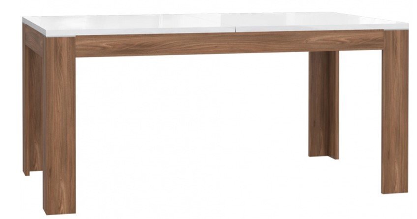 Išskleidžiamas stalas Saint Tropez XELT16, ąžuolo/baltos spalvos цена и информация | Virtuvės ir valgomojo stalai, staliukai | pigu.lt