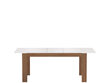 Išskleidžiamas stalas Saint Tropez XELT16, ąžuolo/baltos spalvos цена и информация | Virtuvės ir valgomojo stalai, staliukai | pigu.lt