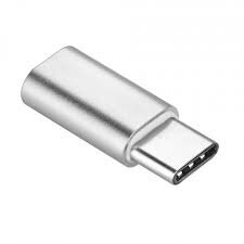 Адаптер Micro USB - Type-C, золотой цена и информация | Адаптеры, USB-разветвители | pigu.lt