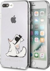 Karl Lagerfeld KLHCI8LCFNRC skirtas iPhone 7/8 Plus, skaidrus kaina ir informacija | Telefono dėklai | pigu.lt