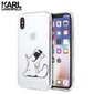 Karl Lagerfeld dėklas telefonui skirtas iPhone X / Xs , skaidri цена и информация | Telefono dėklai | pigu.lt