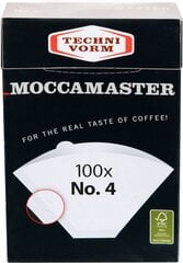 Moccamaster 85022, 100 vnt. цена и информация | Аксессуары для кофейных аппаратов | pigu.lt