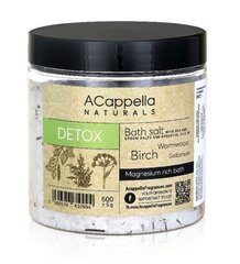 Соль для ванн Acappella Naturals Detox 600 г цена и информация | Масла, гели для душа | pigu.lt