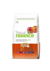 Natural Trainer ADULT MEDIUM Сухой корм для собак с курицей для собак среднего размера 12кг цена и информация | Сухой корм для собак | pigu.lt