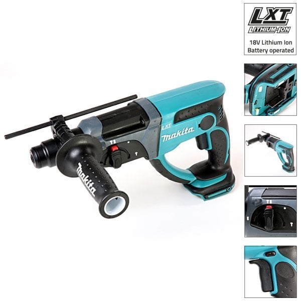 Akumuliatorinis perforatorius Makita DHR202Z 18V цена и информация | Perforatoriai | pigu.lt