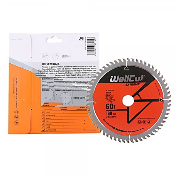 Wellcut extreme pjovimo diskas 160 mm kaina ir informacija | Sodo technikos dalys | pigu.lt