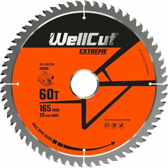 Wellcut extreme pjovimo diskas 165 mm kaina ir informacija | Sodo technikos dalys | pigu.lt