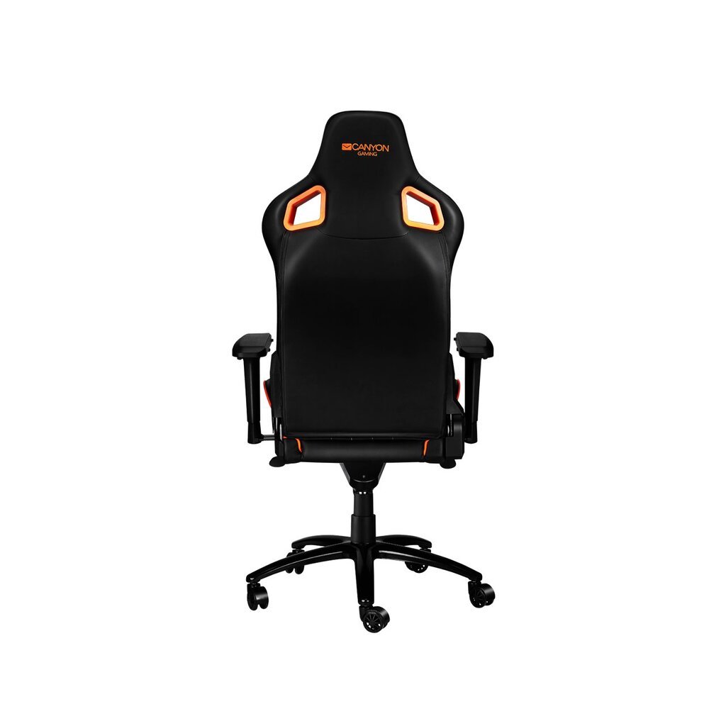 Žaidimų kėdė Canyon Corax CND-SGCH5, juoda/oranžinė kaina ir informacija | Biuro kėdės | pigu.lt