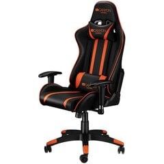 Игровое кресло Fobos CND-SGCH3, черное/оранжевое цена и информация | Офисные кресла | pigu.lt