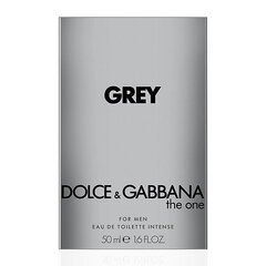 Туалетная вода для мужчин Dolce & Gabbana The One Grey EDT 50 мл цена и информация | Мужские духи | pigu.lt