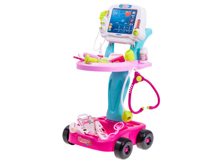 Vaikiškas daktaro rinkinys, rožinis kaina ir informacija | Žaislai mergaitėms | pigu.lt