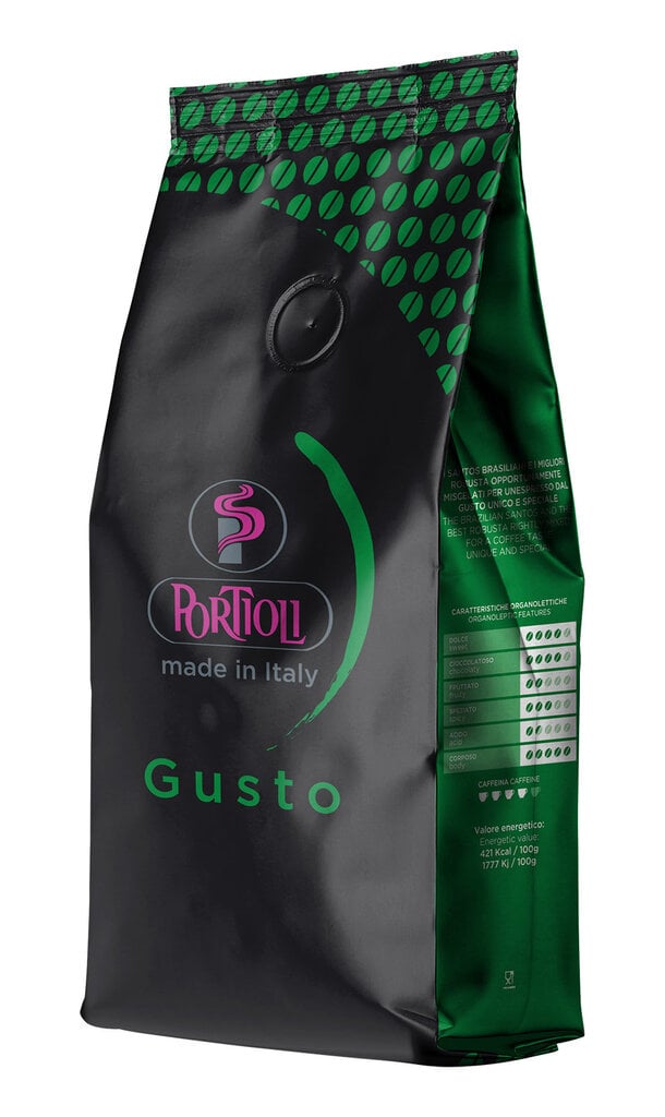 Portioli Gusto kavos pupelės, 1 kg. цена и информация | Kava, kakava | pigu.lt