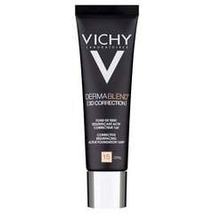 Vichy Dermablend 3D Correction тональный крем 30 мл, 15 Opal цена и информация | Пудры, базы под макияж | pigu.lt