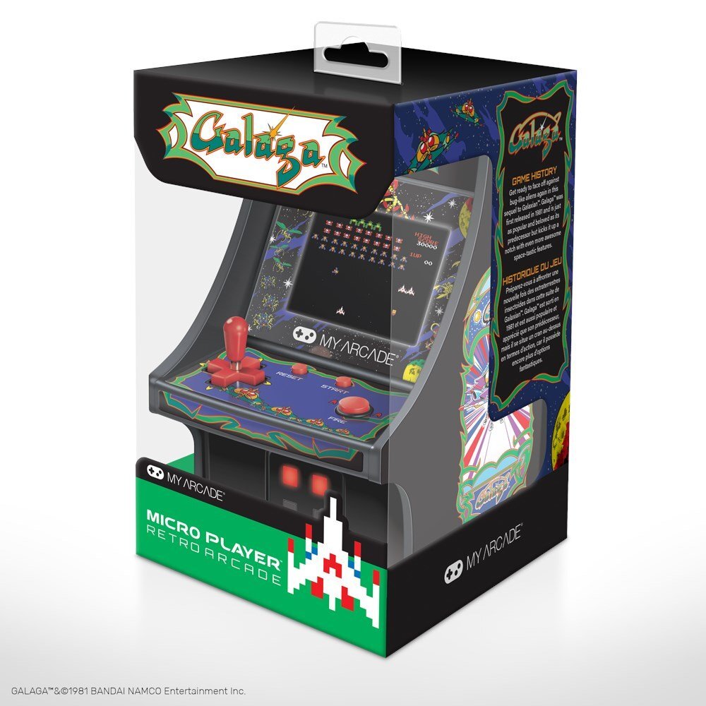 dreamGEAR Retro arkada Galaga Micro Player kaina ir informacija | Žaidimų konsolės | pigu.lt