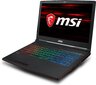 MSI GP63 Leopard 8RE-403XPL (8RE-060XPL) 32 GB RAM/ 256 GB M.2 PCIe/ 2TB HDD/ Win10H kaina ir informacija | Nešiojami kompiuteriai | pigu.lt