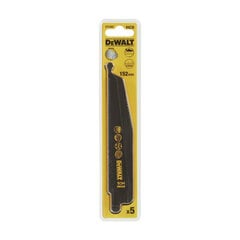 Пилки для линейной пилы Dewalt HCS 152 мм (DT2362), 5 шт. цена и информация | Запчасти для садовой техники | pigu.lt