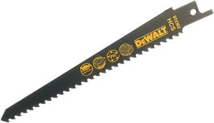 Пилки для линейной пилы Dewalt HCS 152 мм (DT2362), 5 шт. цена и информация | Запчасти для садовой техники | pigu.lt