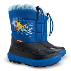 Детские зимние сапоги Demar из натуральной шерсти KENNY 2, синие цена и информация | Детская зимняя обувь | pigu.lt