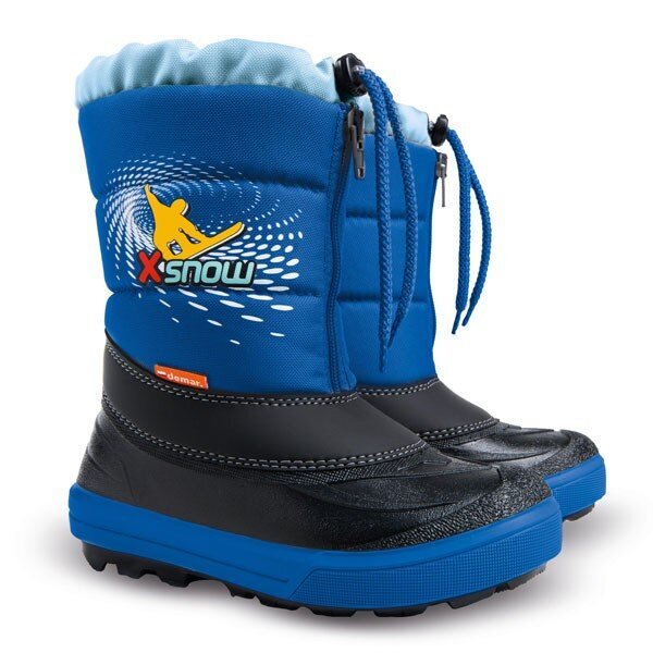 Demar vaikiški žieminiai batai su natūralia vilna KENNY 2, mėlyni цена и информация | Žieminiai batai vaikams | pigu.lt