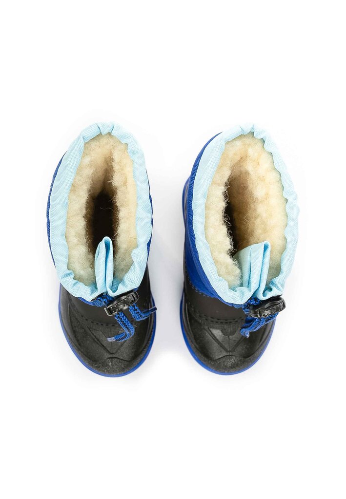 Demar vaikiški žieminiai batai su natūralia vilna KENNY 2, mėlyni цена и информация | Žieminiai batai vaikams | pigu.lt