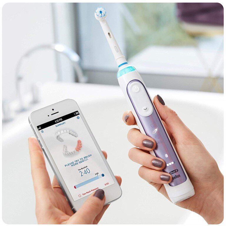 Oral-B Genius 10100S цена и информация | Elektriniai dantų šepetėliai | pigu.lt