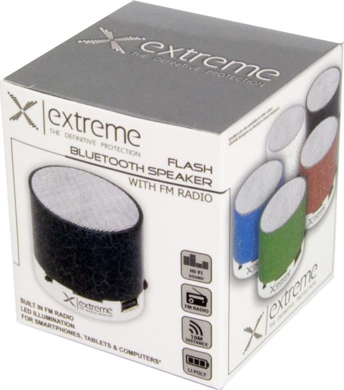Esperanza EXtreme XP101K Flash, juoda цена и информация | Garso kolonėlės | pigu.lt