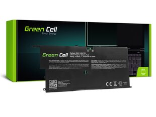 Green Cell Laptop Battery 45N1700 45N1701 45N1702 45N1703 Lenovo ThinkPad X1 Carbon 2nd Gen цена и информация | Аккумуляторы для ноутбуков	 | pigu.lt