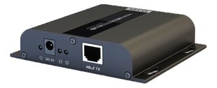 Deltaco adapteris HDMI, HDbitT, 120 m, UltraHD, IR, HDCP 1.4 kaina ir informacija | Kabeliai ir laidai | pigu.lt