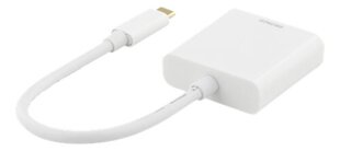 Deltaco USBC-HDMI7, USB-C/HDMI, 20 cm kaina ir informacija | Adapteriai, USB šakotuvai | pigu.lt