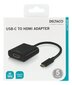 Deltaco USBC-HDMI8, USB-C/HDMI, 0.2 m kaina ir informacija | Kabeliai ir laidai | pigu.lt