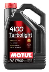Моторное масло Motul 4100 Turbolight 10W40, 108645, 5 л цена и информация | Моторные масла | pigu.lt